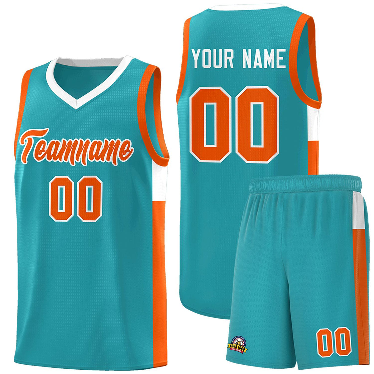 Custom Neon Green Navy-White Side Two-Tone Classic Sports Uniform Basketball Jersey |KXKSHOP
