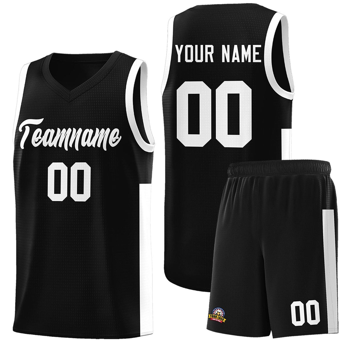 Custom Neon Green Navy-White Side Two-Tone Classic Sports Uniform Basketball Jersey |KXKSHOP