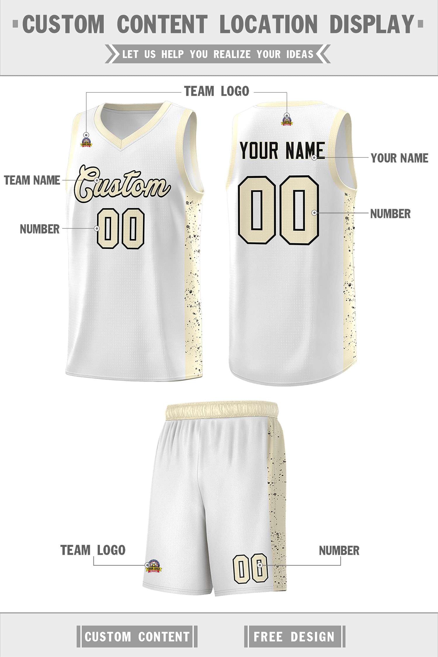 Custom Neon Green Navy-White Side Two-Tone Classic Sports Uniform Basketball Jersey |KXKSHOP