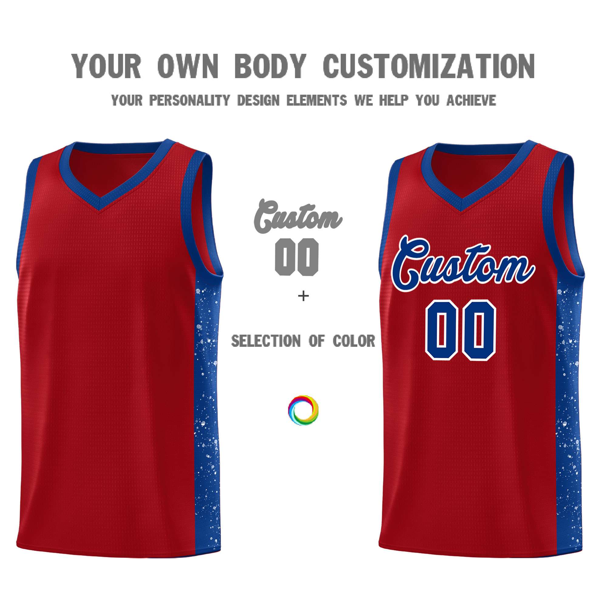 Custom Neon Green Navy-White Side Two-Tone Classic Sports Uniform Basketball Jersey |KXKSHOP