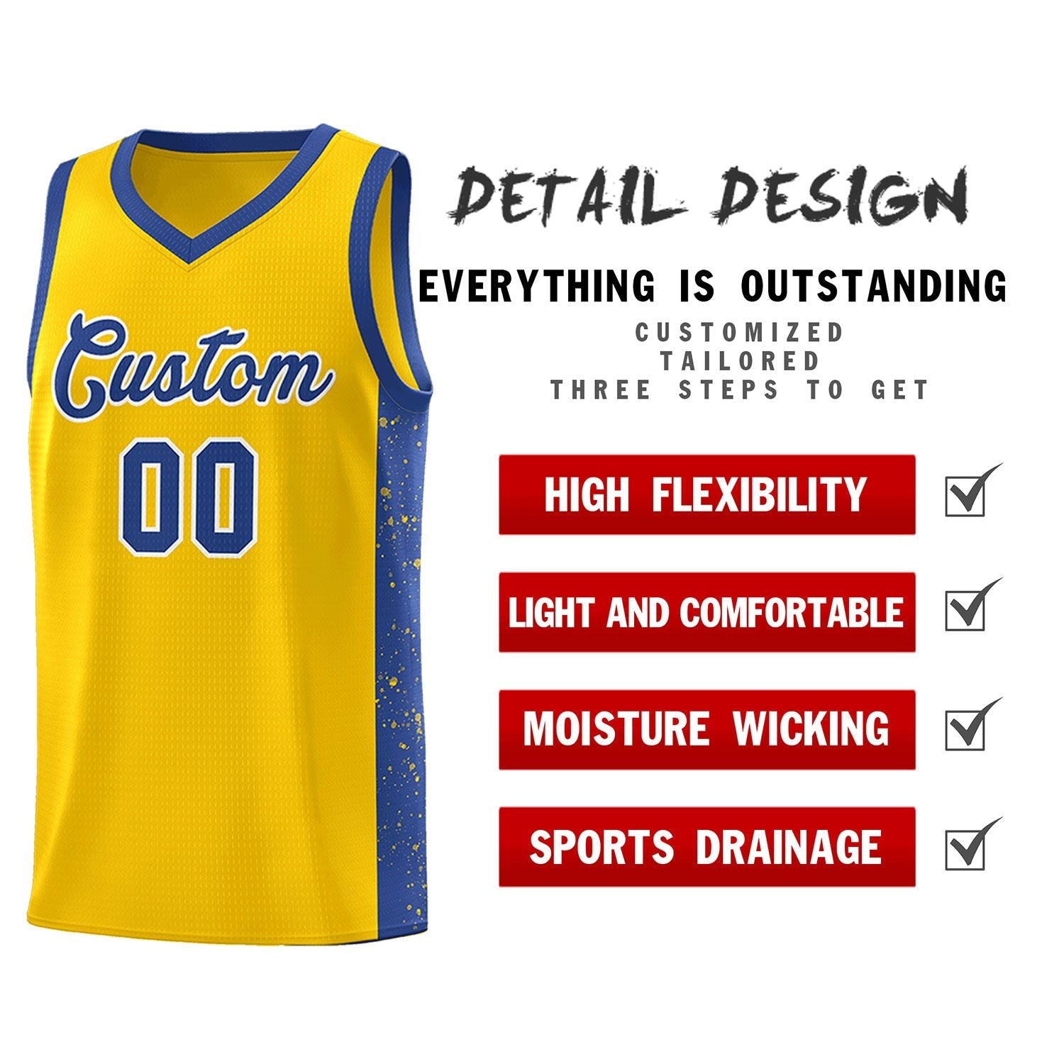 Custom Neon Green Navy-White Side Two-Tone Classic Sports Uniform Basketball Jersey |KXKSHOP