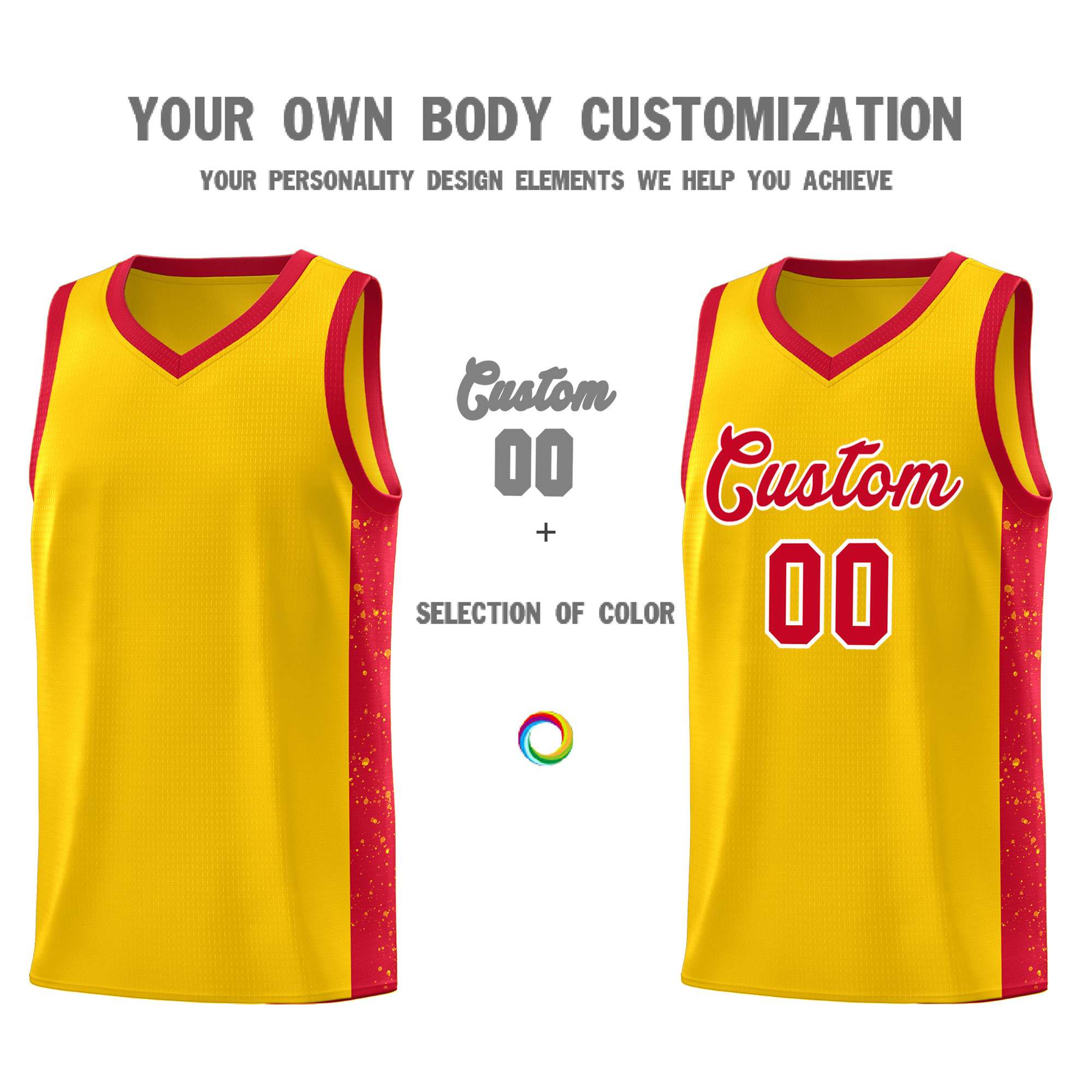 Custom Neon Green Navy-White Side Two-Tone Classic Sports Uniform Basketball Jersey |KXKSHOP