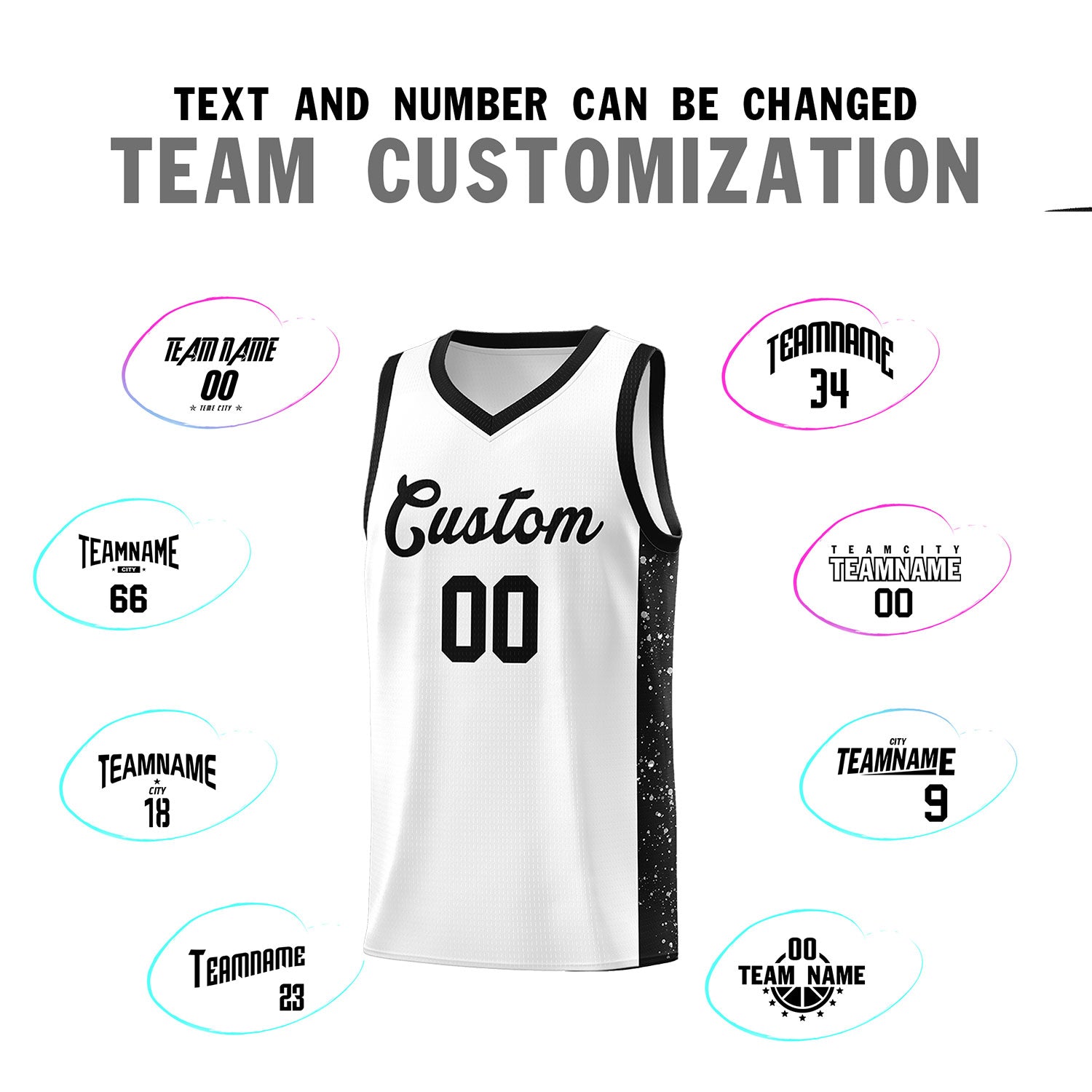 Custom Neon Green Navy-White Side Two-Tone Classic Sports Uniform Basketball Jersey |KXKSHOP