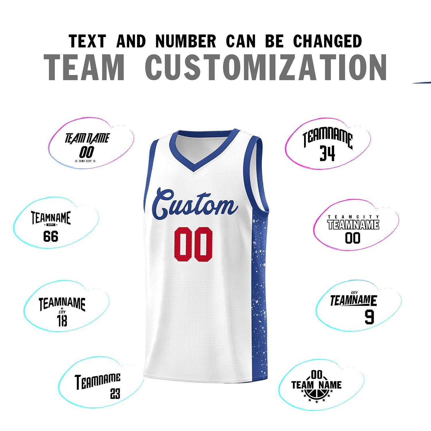 Custom Neon Green Navy-White Side Two-Tone Classic Sports Uniform Basketball Jersey |KXKSHOP