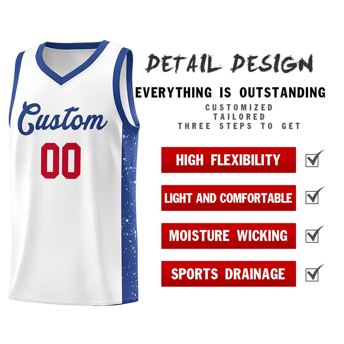 Custom Neon Green Navy-White Side Two-Tone Classic Sports Uniform Basketball Jersey |KXKSHOP