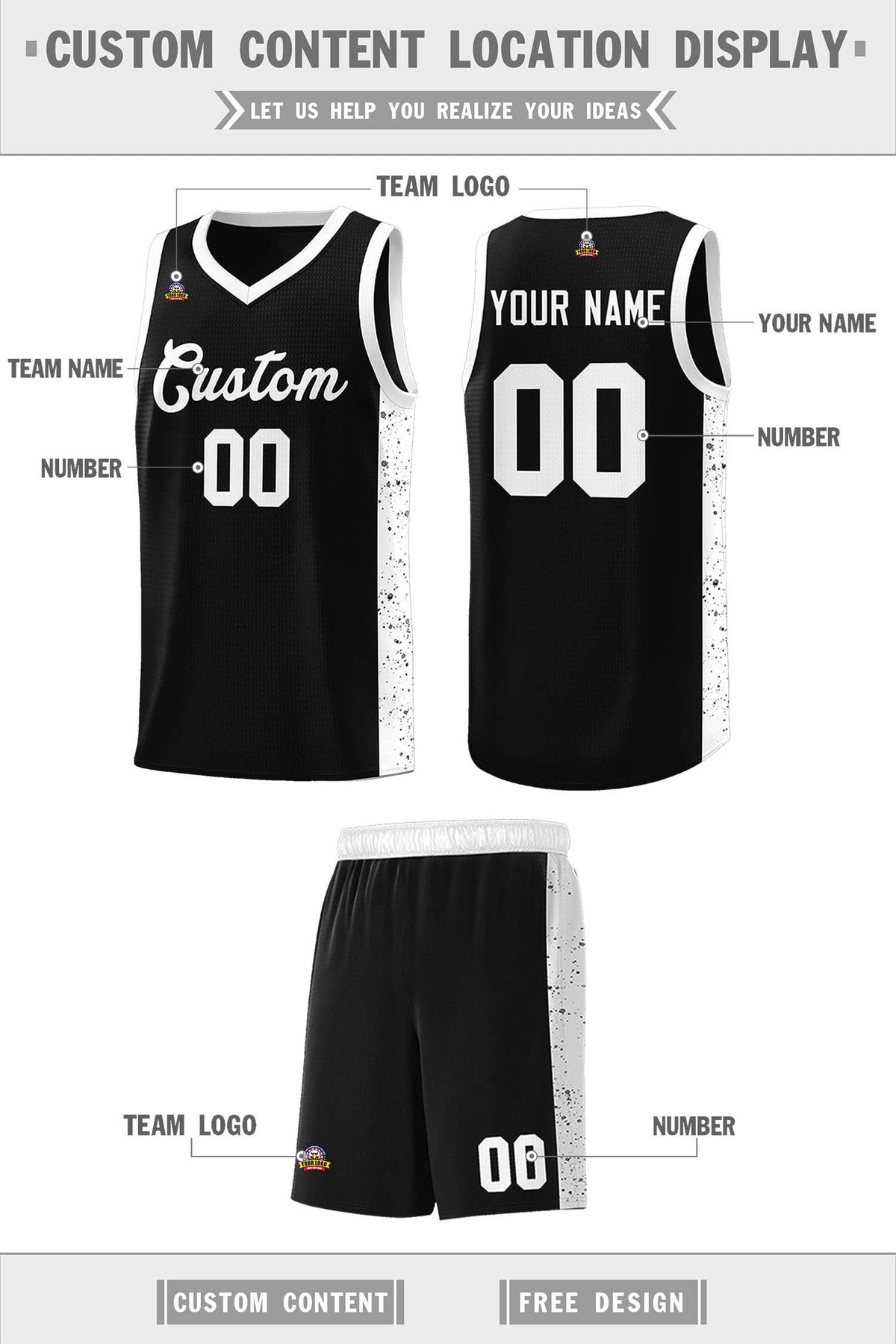 Custom Neon Green Navy-White Side Two-Tone Classic Sports Uniform Basketball Jersey |KXKSHOP