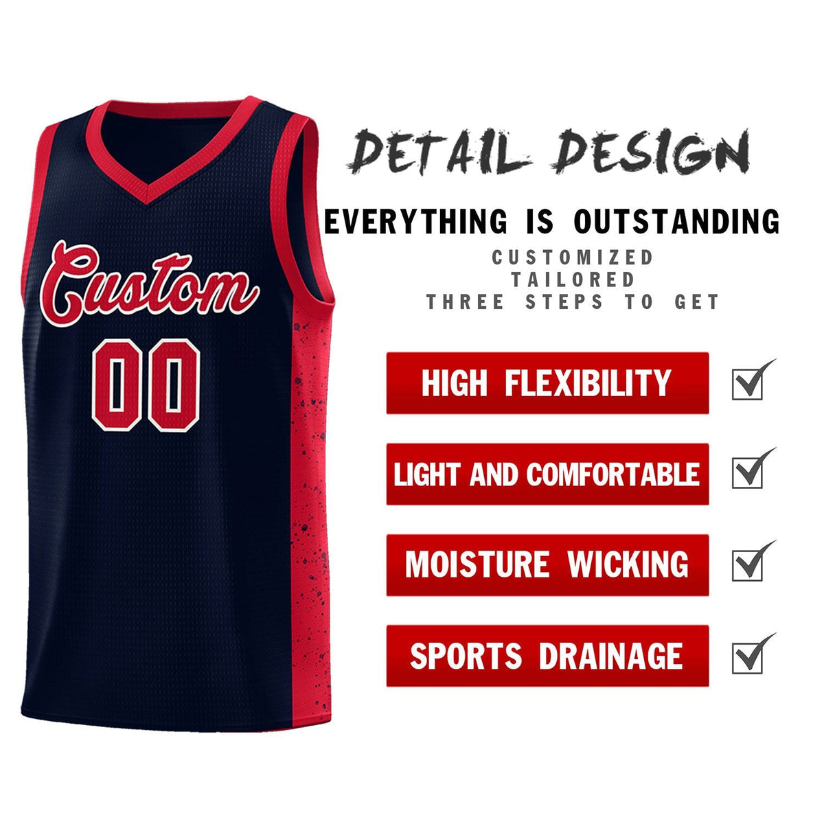 Custom Neon Green Navy-White Side Two-Tone Classic Sports Uniform Basketball Jersey |KXKSHOP