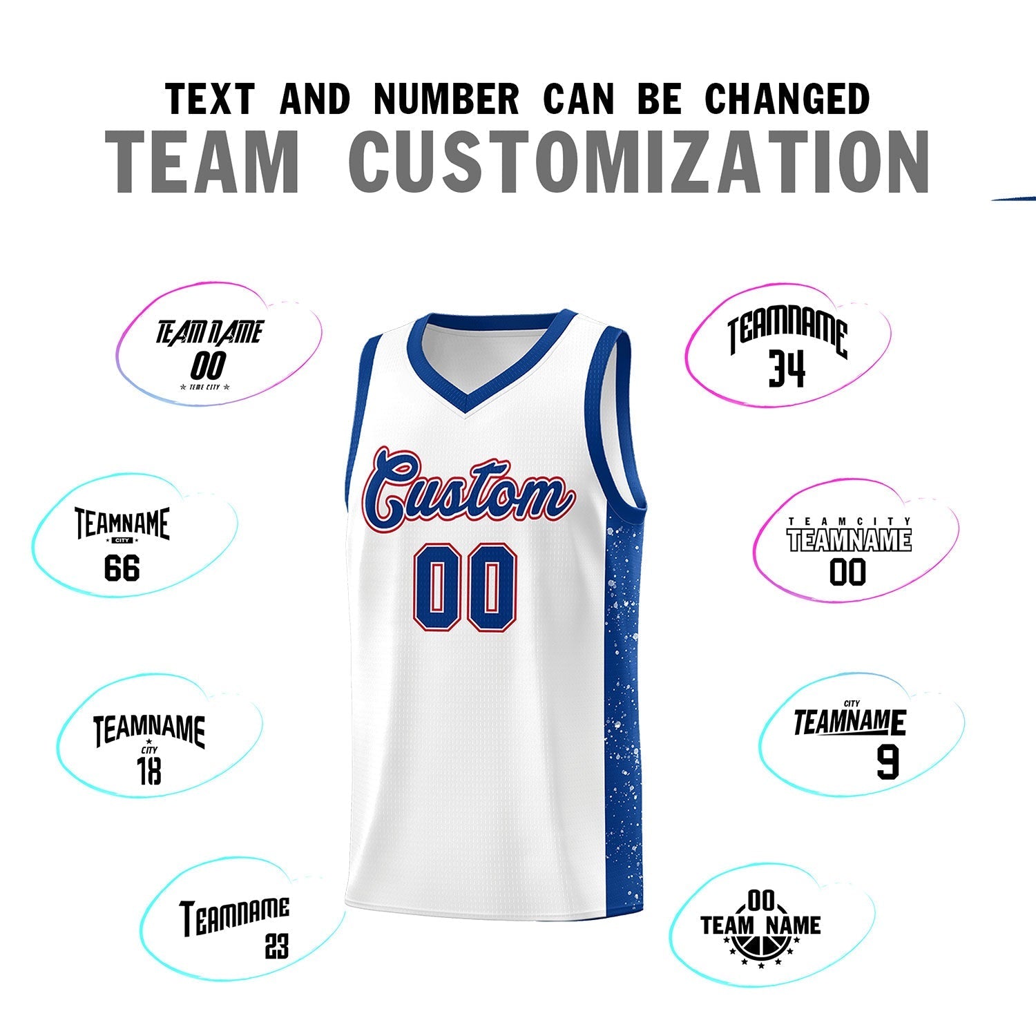 Custom Neon Green Navy-White Side Two-Tone Classic Sports Uniform Basketball Jersey |KXKSHOP