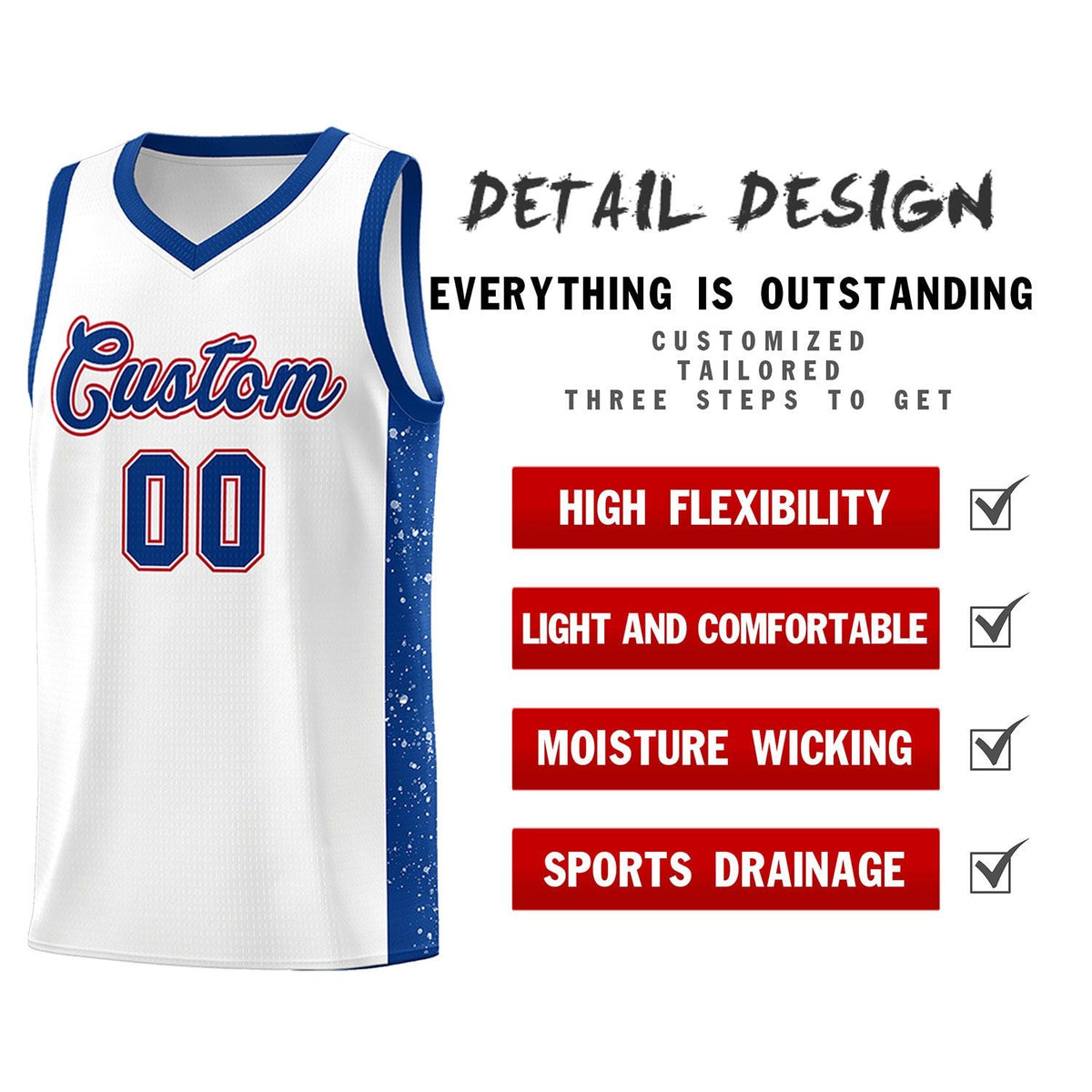 Custom Neon Green Navy-White Side Two-Tone Classic Sports Uniform Basketball Jersey |KXKSHOP