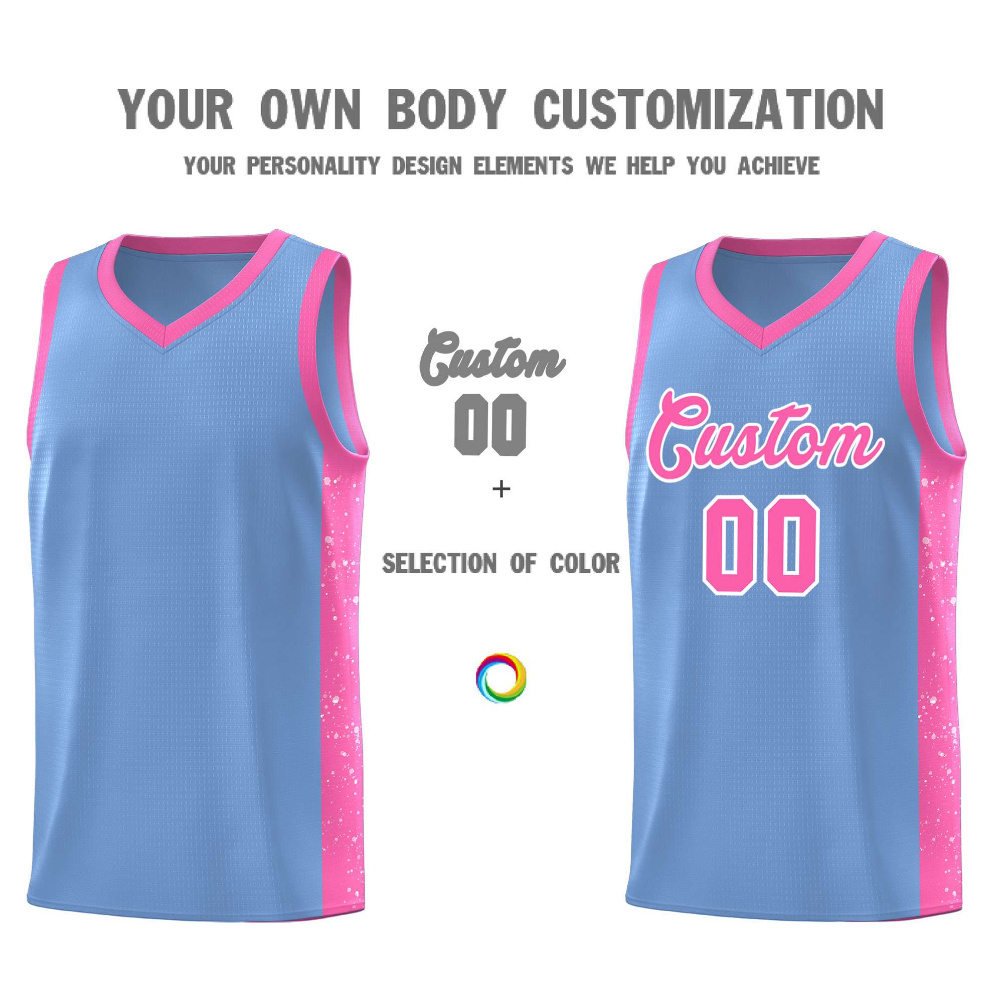 Custom Neon Green Navy-White Side Two-Tone Classic Sports Uniform Basketball Jersey |KXKSHOP