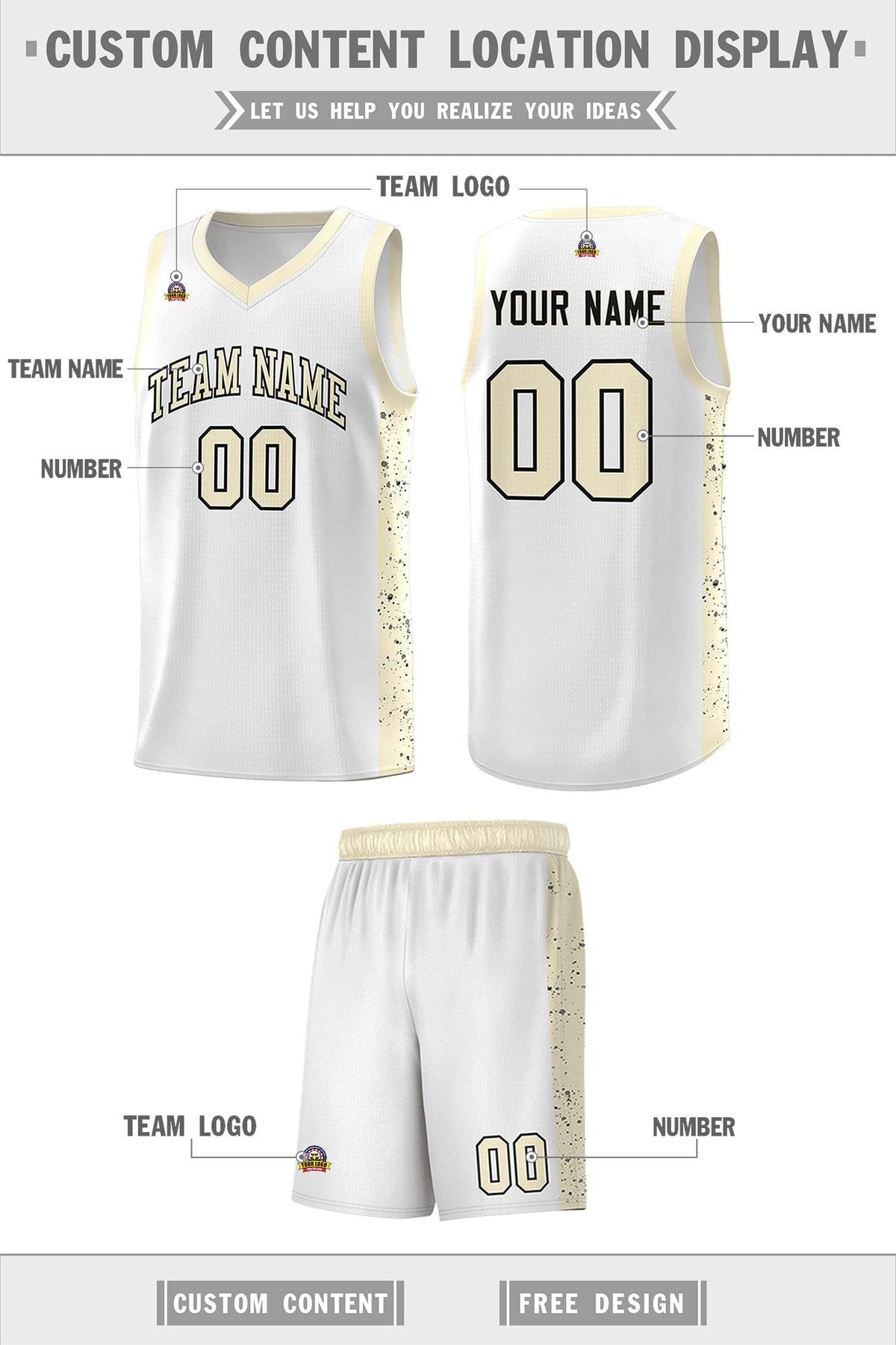 Custom Neon Green Navy-White Side Two-Tone Classic Sports Uniform Basketball Jersey |KXKSHOP