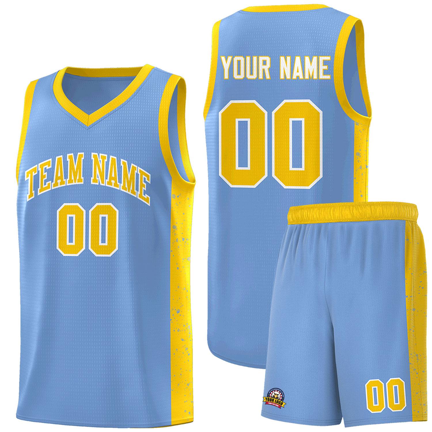 Custom Neon Green Navy-White Side Two-Tone Classic Sports Uniform Basketball Jersey |KXKSHOP