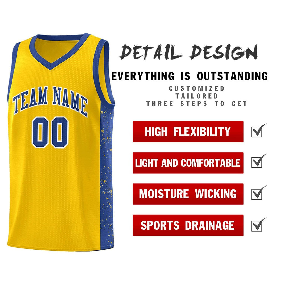 Custom Neon Green Navy-White Side Two-Tone Classic Sports Uniform Basketball Jersey |KXKSHOP