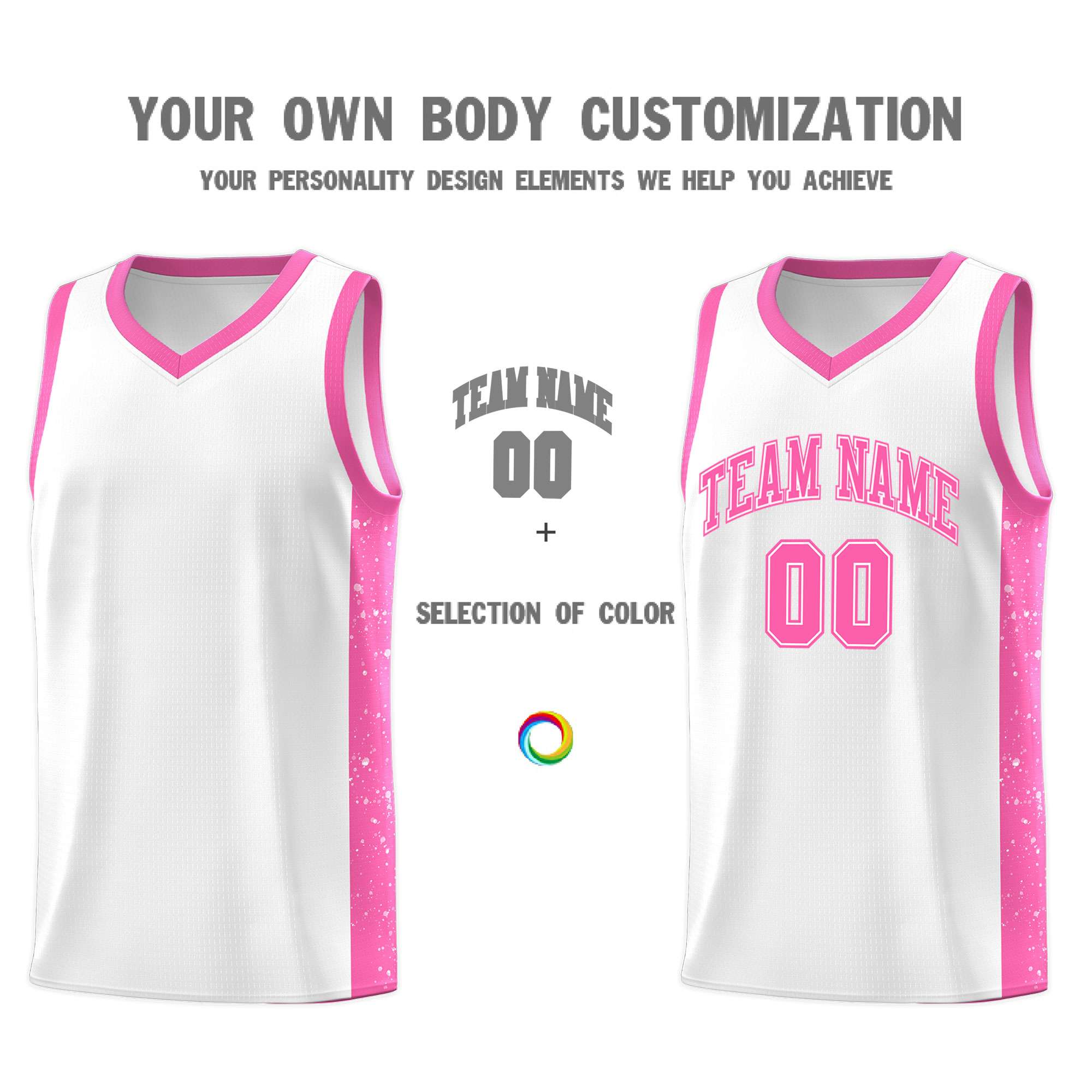 Custom Neon Green Navy-White Side Two-Tone Classic Sports Uniform Basketball Jersey |KXKSHOP