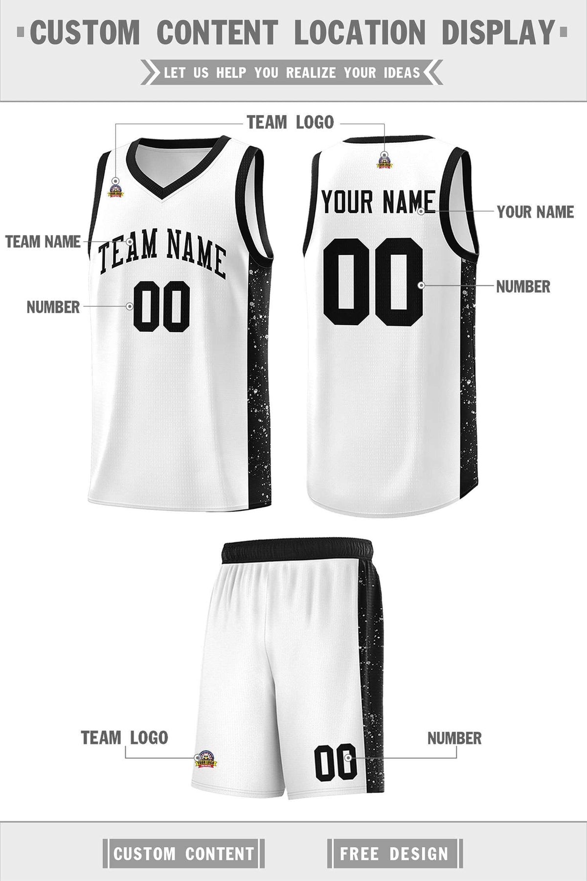 Custom Neon Green Navy-White Side Two-Tone Classic Sports Uniform Basketball Jersey |KXKSHOP