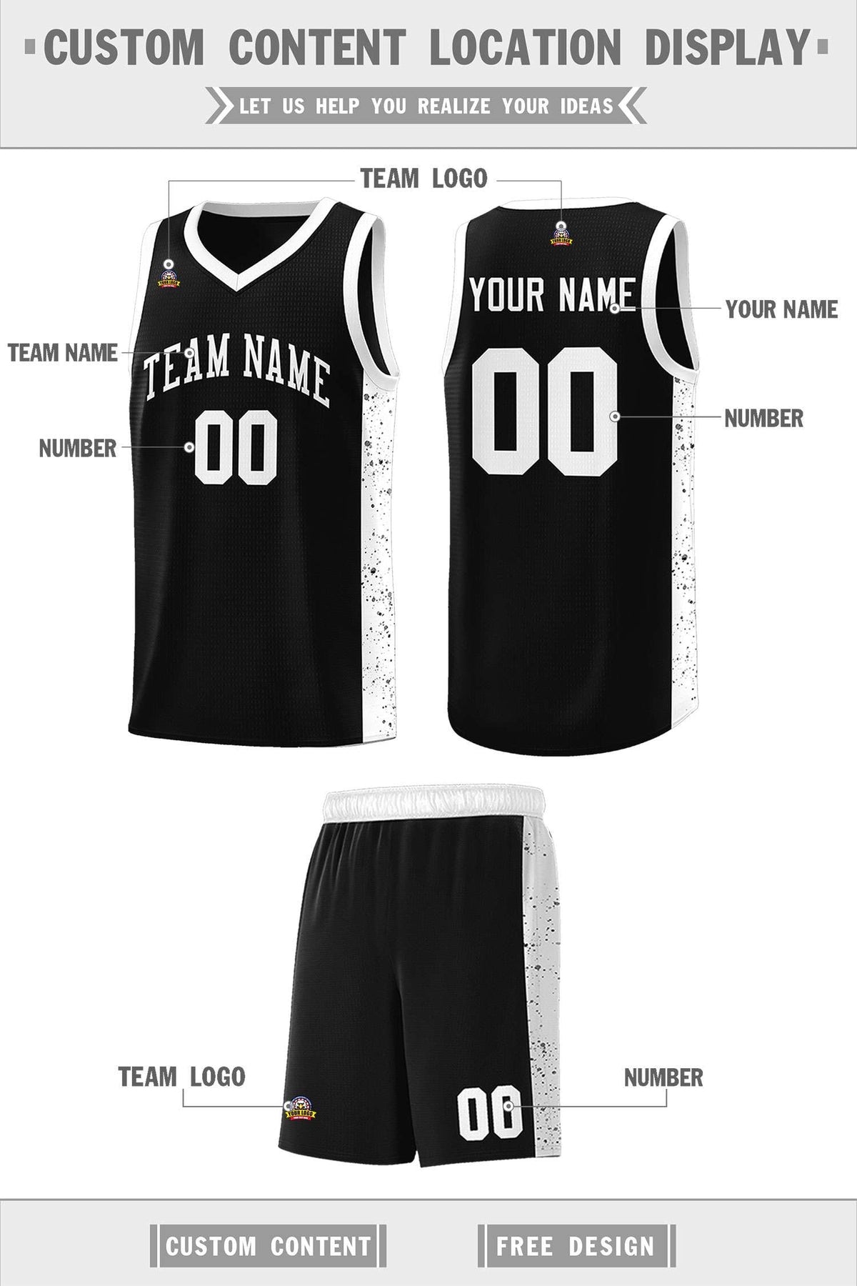 Custom Neon Green Navy-White Side Two-Tone Classic Sports Uniform Basketball Jersey |KXKSHOP