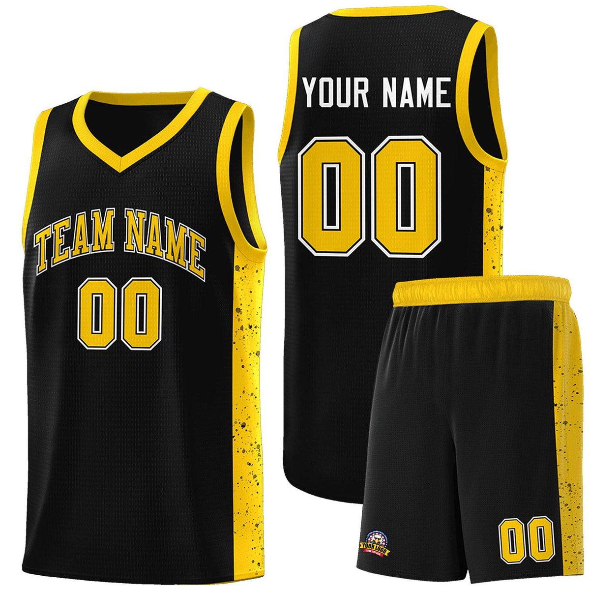 Custom Neon Green Navy-White Side Two-Tone Classic Sports Uniform Basketball Jersey |KXKSHOP