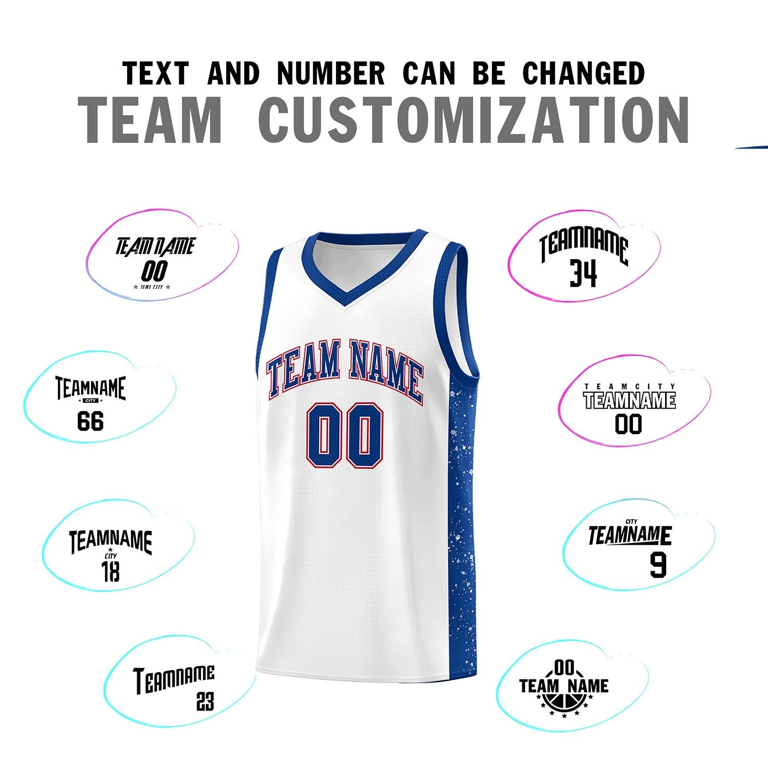 Custom Neon Green Navy-White Side Two-Tone Classic Sports Uniform Basketball Jersey |KXKSHOP