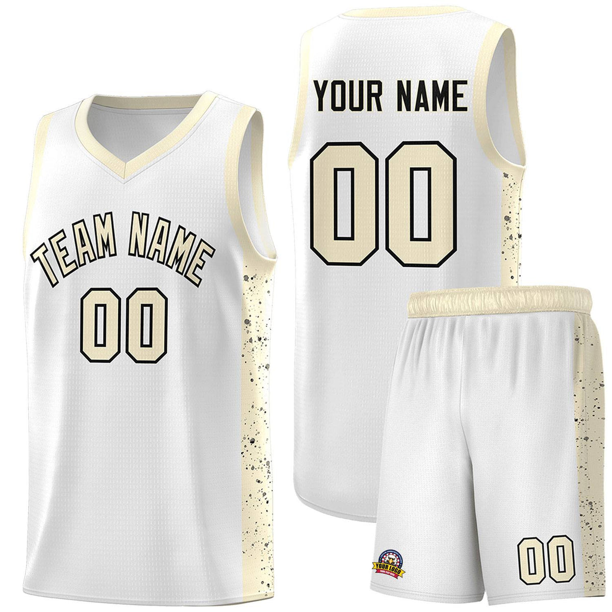 Custom Neon Green Navy-White Side Two-Tone Classic Sports Uniform Basketball Jersey |KXKSHOP