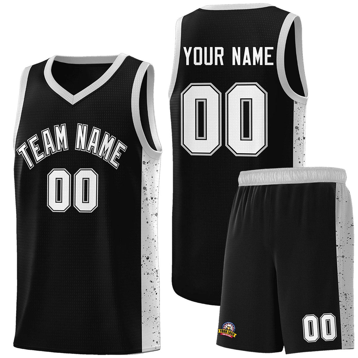 Custom Neon Green Navy-White Side Two-Tone Classic Sports Uniform Basketball Jersey |KXKSHOP