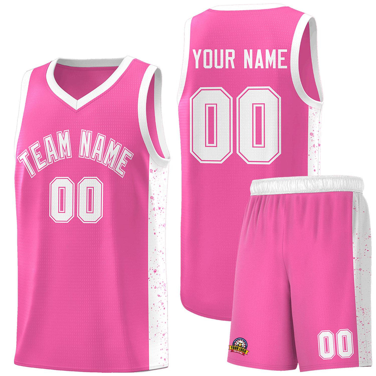 Custom Neon Green Navy-White Side Two-Tone Classic Sports Uniform Basketball Jersey |KXKSHOP