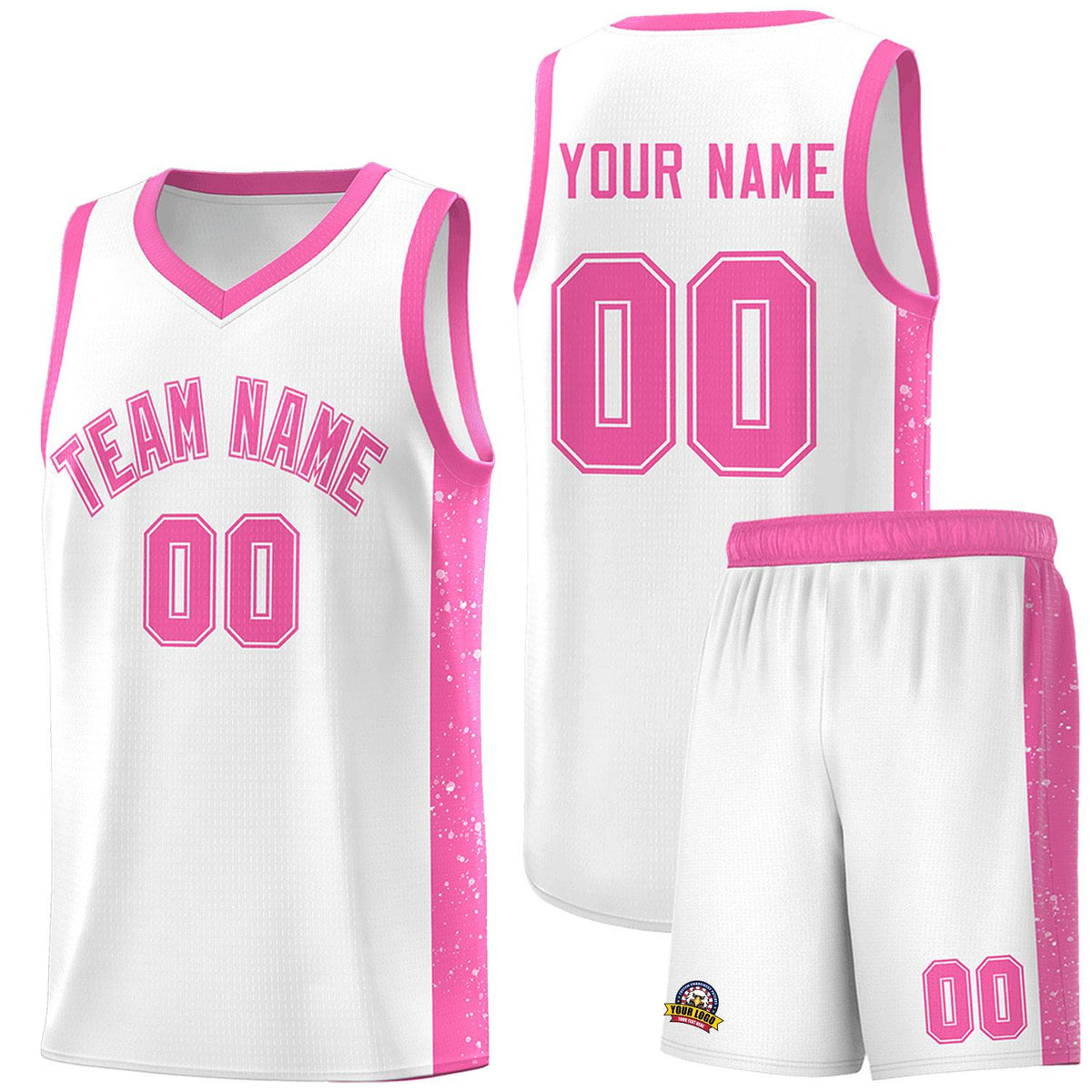 Custom Neon Green Navy-White Side Two-Tone Classic Sports Uniform Basketball Jersey |KXKSHOP
