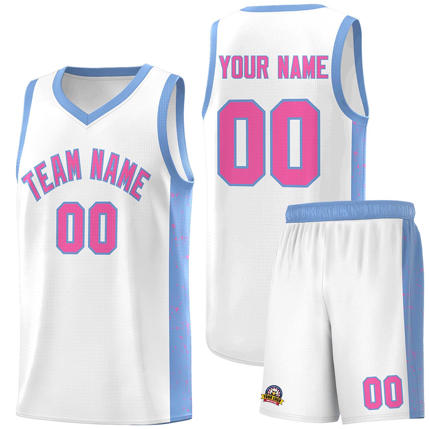 Custom Neon Green Navy-White Side Two-Tone Classic Sports Uniform Basketball Jersey |KXKSHOP