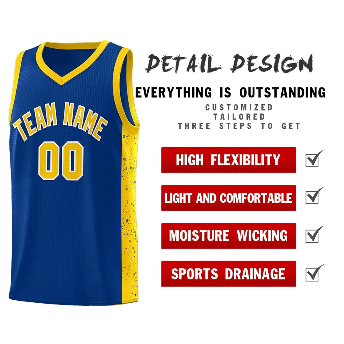 Custom Neon Green Navy-White Side Two-Tone Classic Sports Uniform Basketball Jersey |KXKSHOP