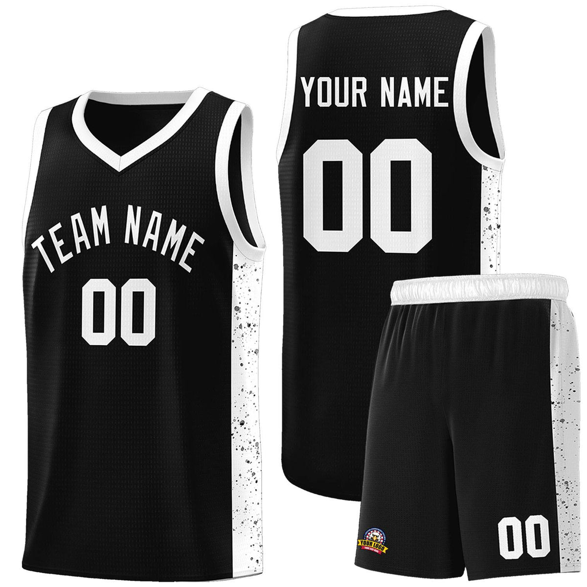 Custom Neon Green Navy-White Side Two-Tone Classic Sports Uniform Basketball Jersey |KXKSHOP