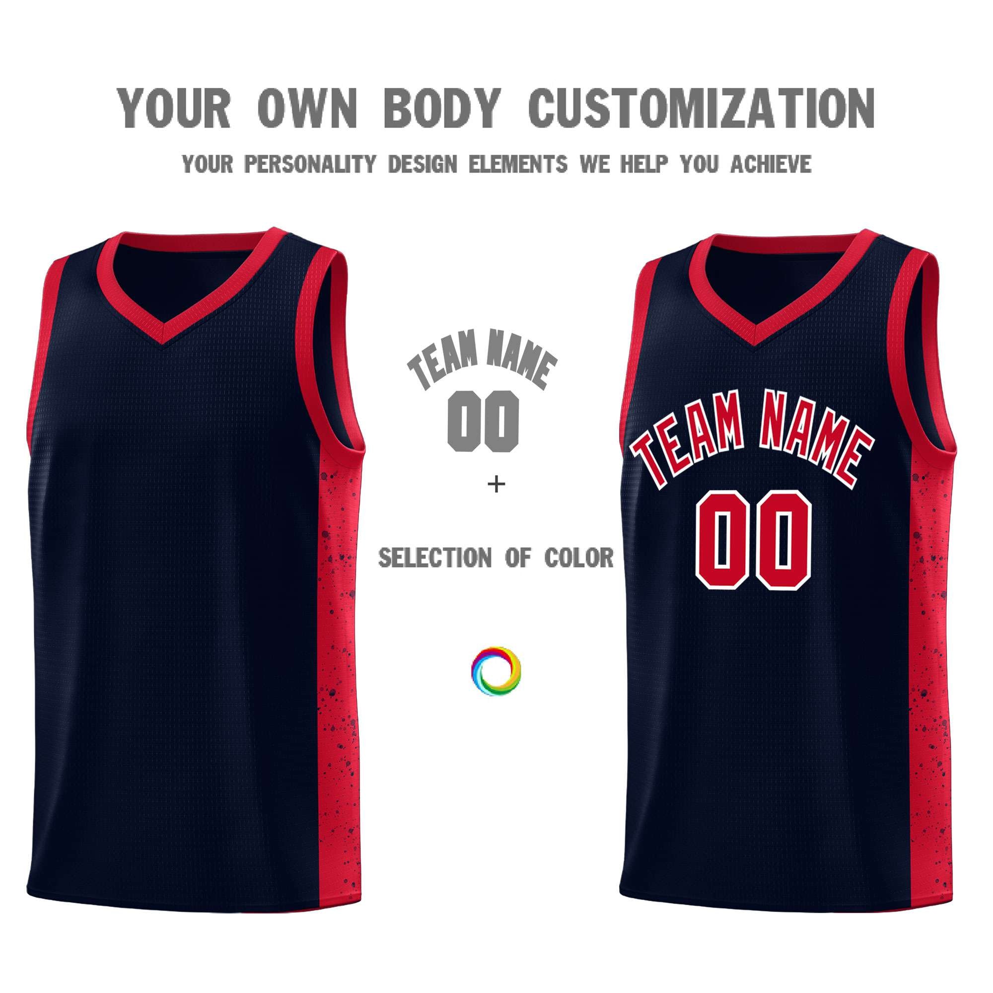 Custom Neon Green Navy-White Side Two-Tone Classic Sports Uniform Basketball Jersey |KXKSHOP