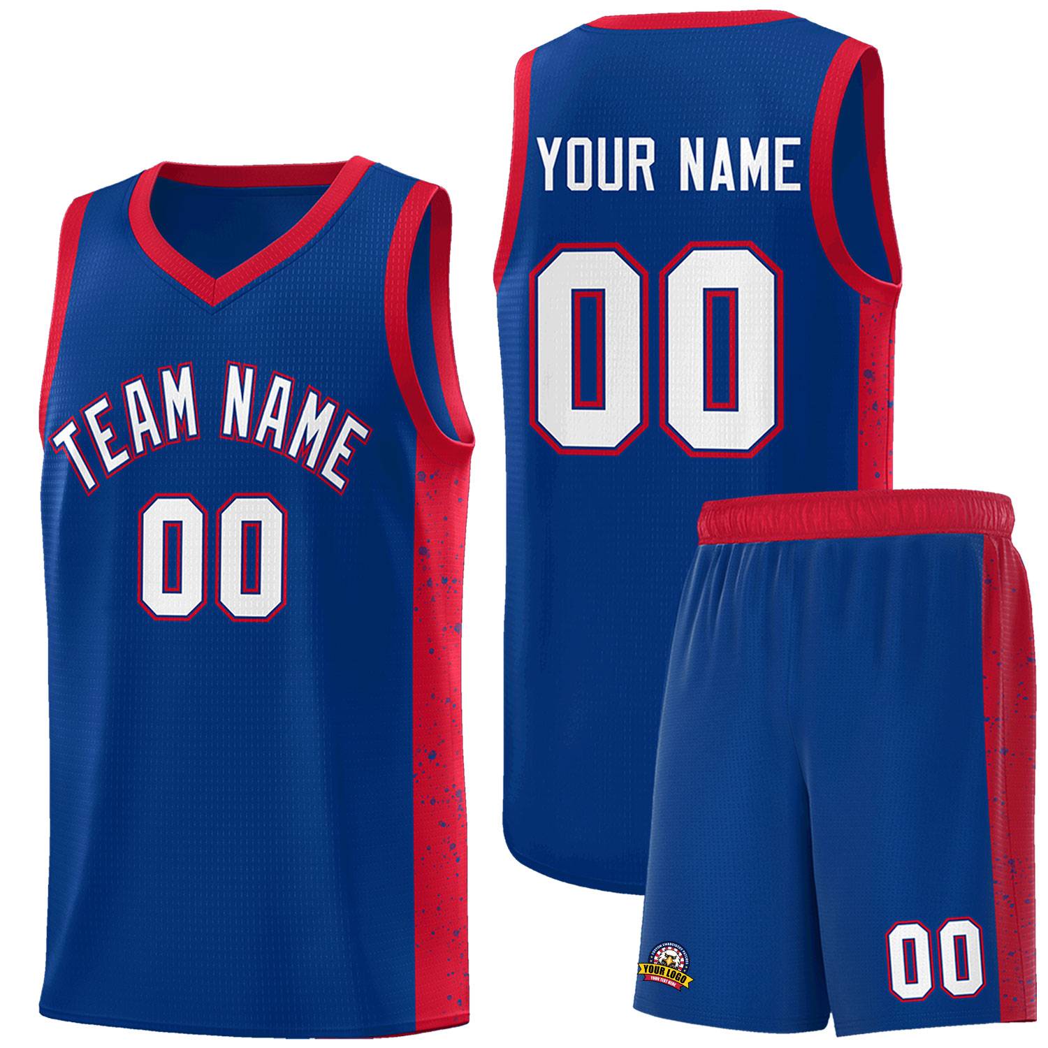 Custom Neon Green Navy-White Side Two-Tone Classic Sports Uniform Basketball Jersey |KXKSHOP