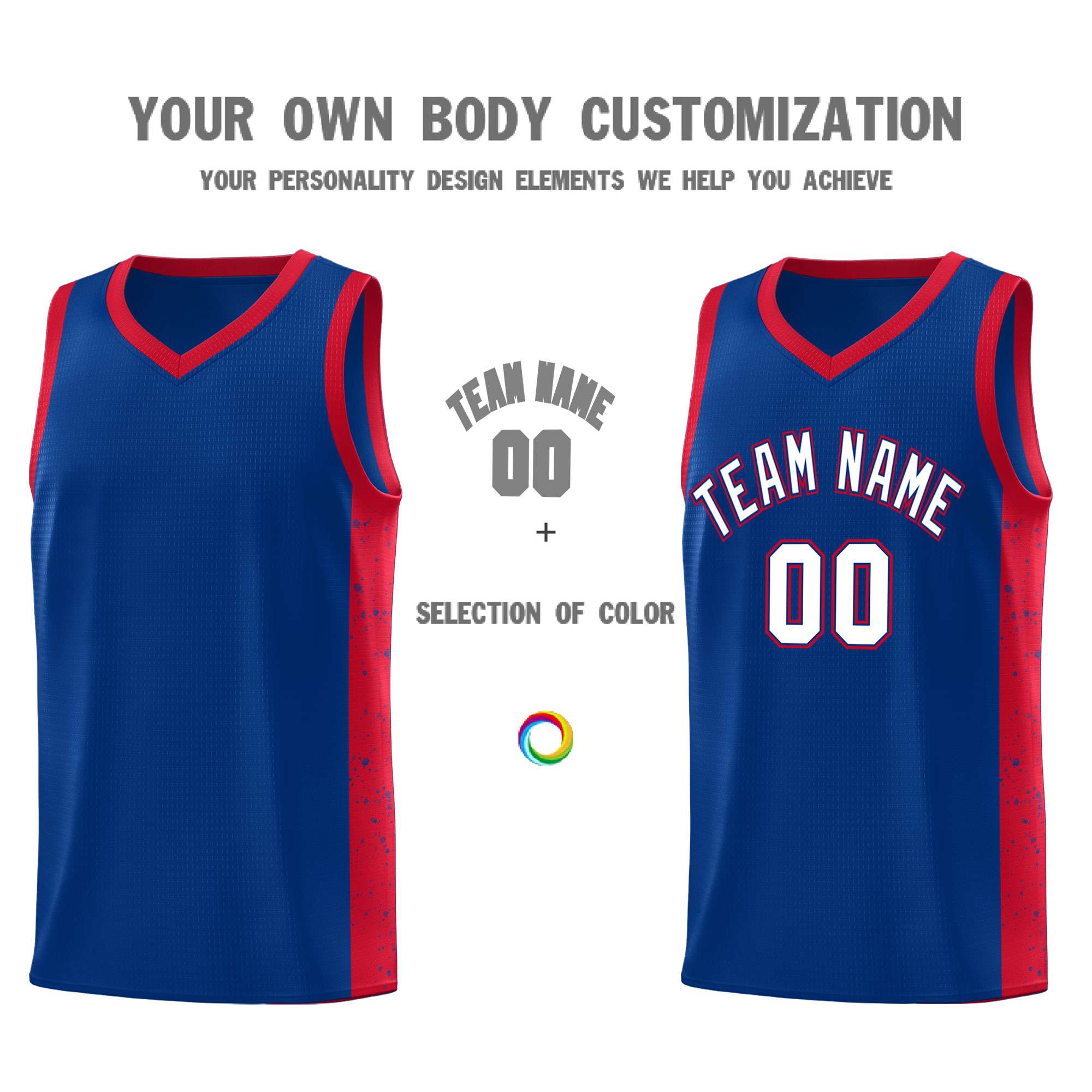 Custom Neon Green Navy-White Side Two-Tone Classic Sports Uniform Basketball Jersey |KXKSHOP