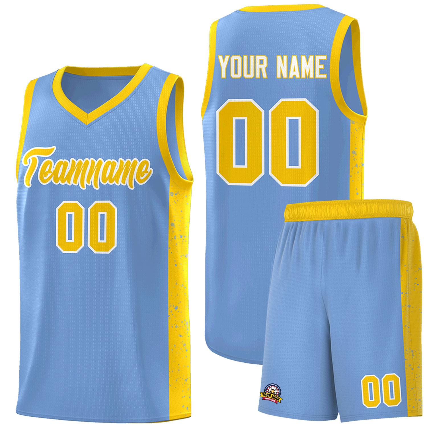 Custom Neon Green Navy-White Side Two-Tone Classic Sports Uniform Basketball Jersey |KXKSHOP