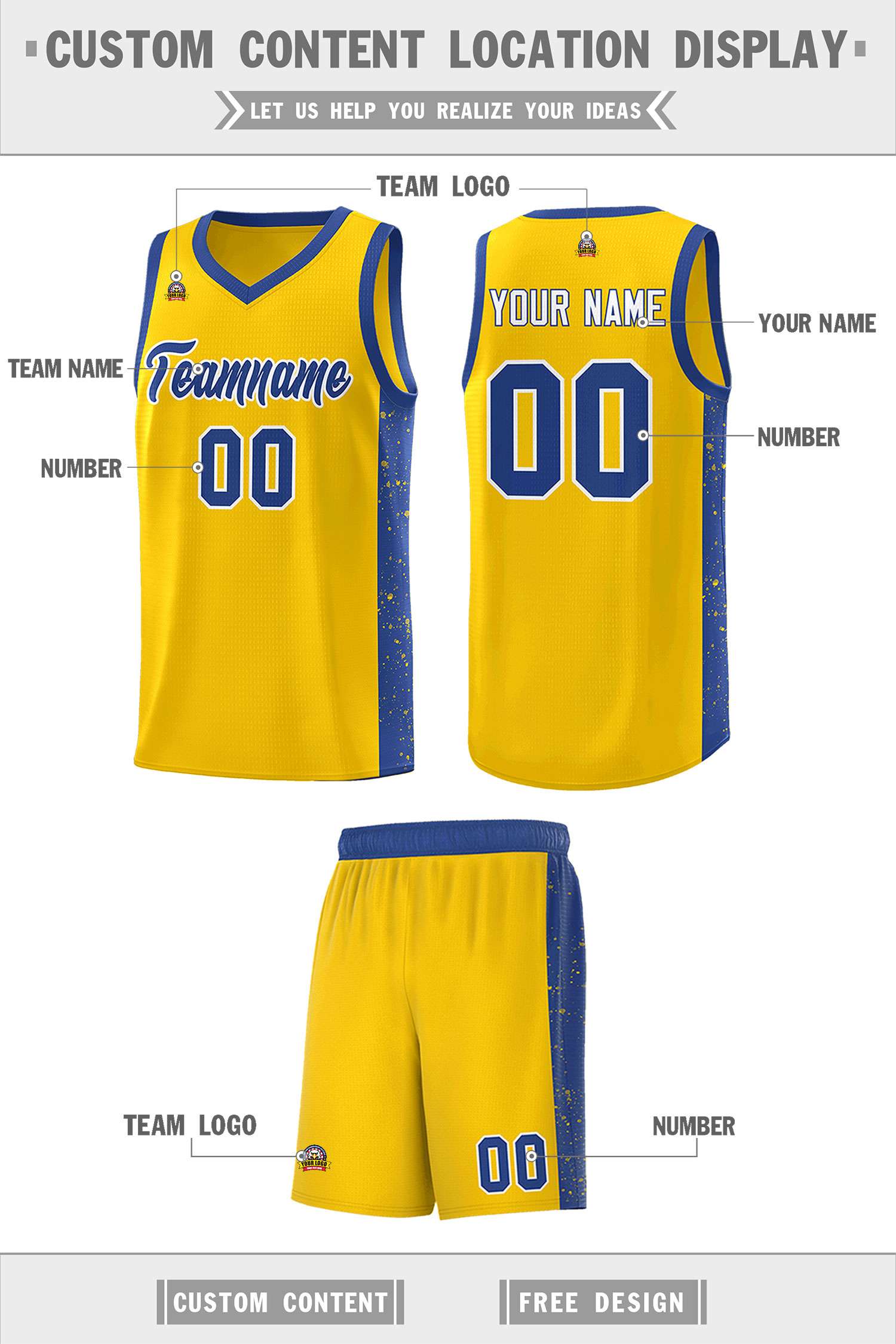 Custom Neon Green Navy-White Side Two-Tone Classic Sports Uniform Basketball Jersey |KXKSHOP