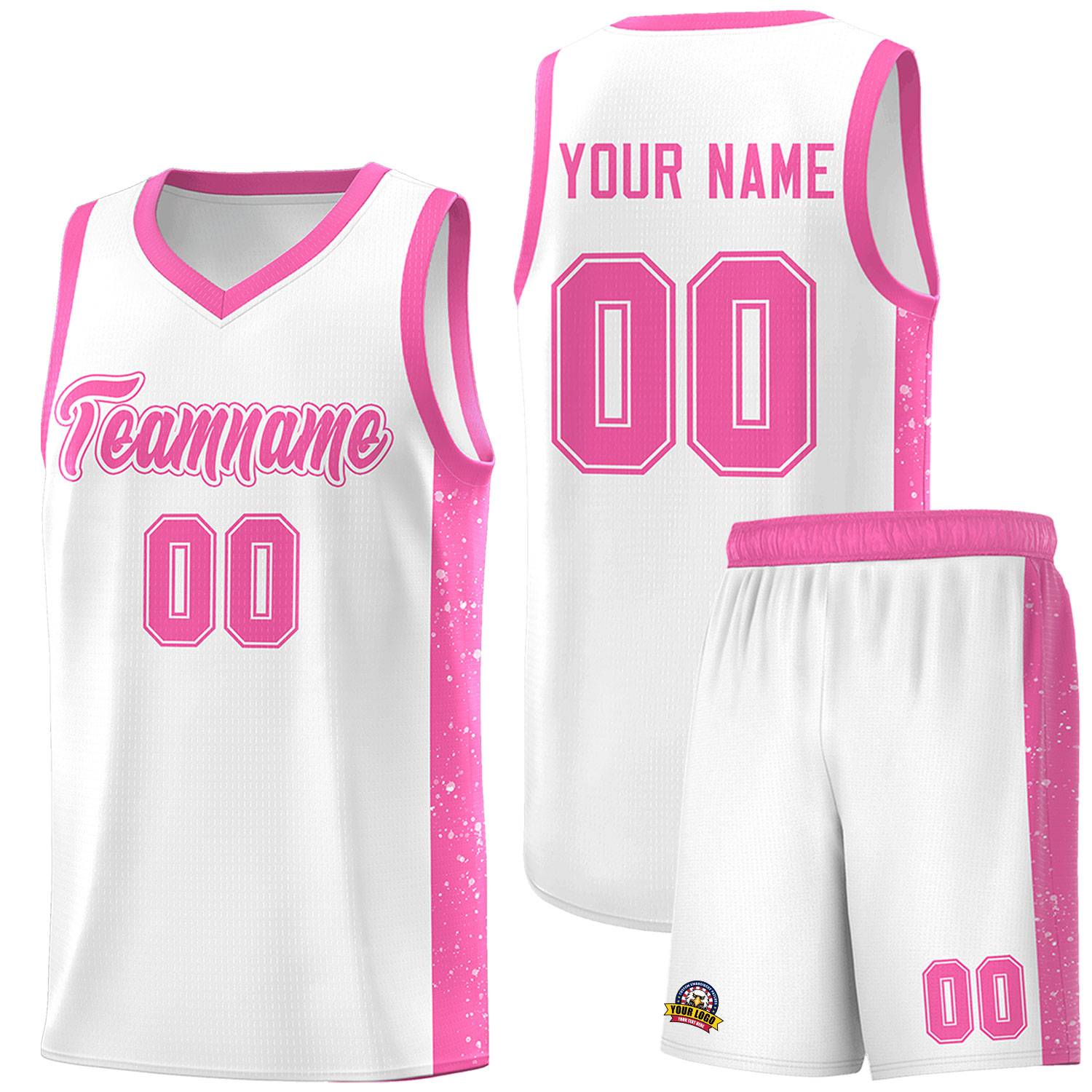 Custom Neon Green Navy-White Side Two-Tone Classic Sports Uniform Basketball Jersey |KXKSHOP
