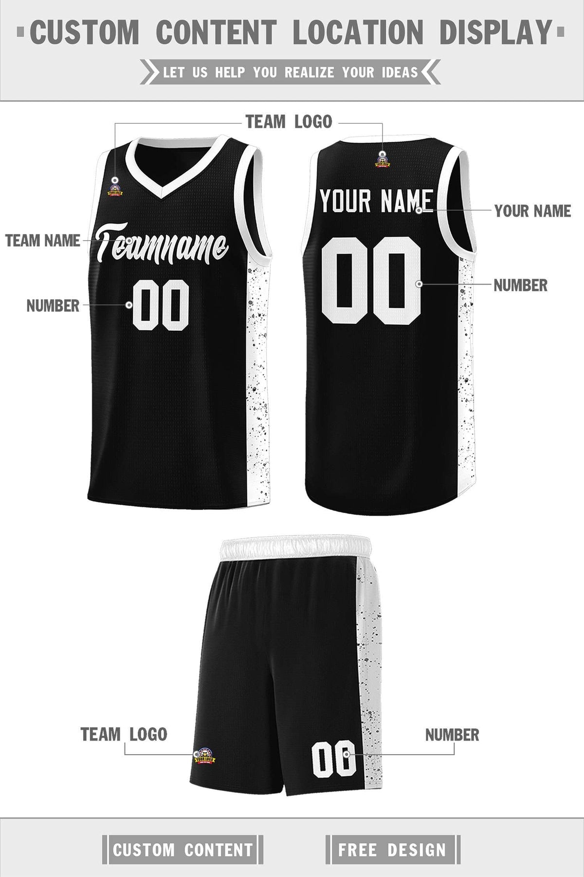 Custom Neon Green Navy-White Side Two-Tone Classic Sports Uniform Basketball Jersey |KXKSHOP