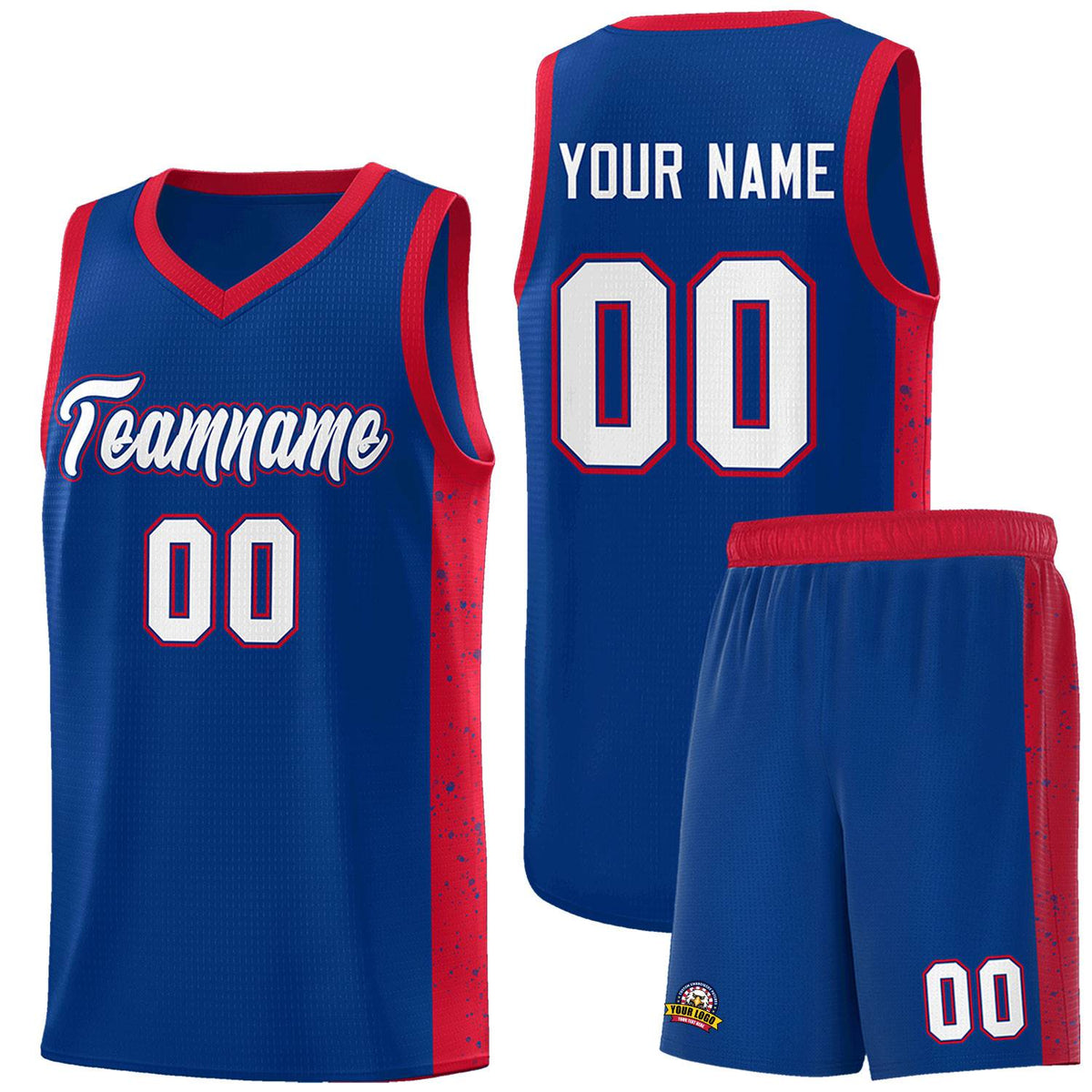 Custom Neon Green Navy-White Side Two-Tone Classic Sports Uniform Basketball Jersey |KXKSHOP