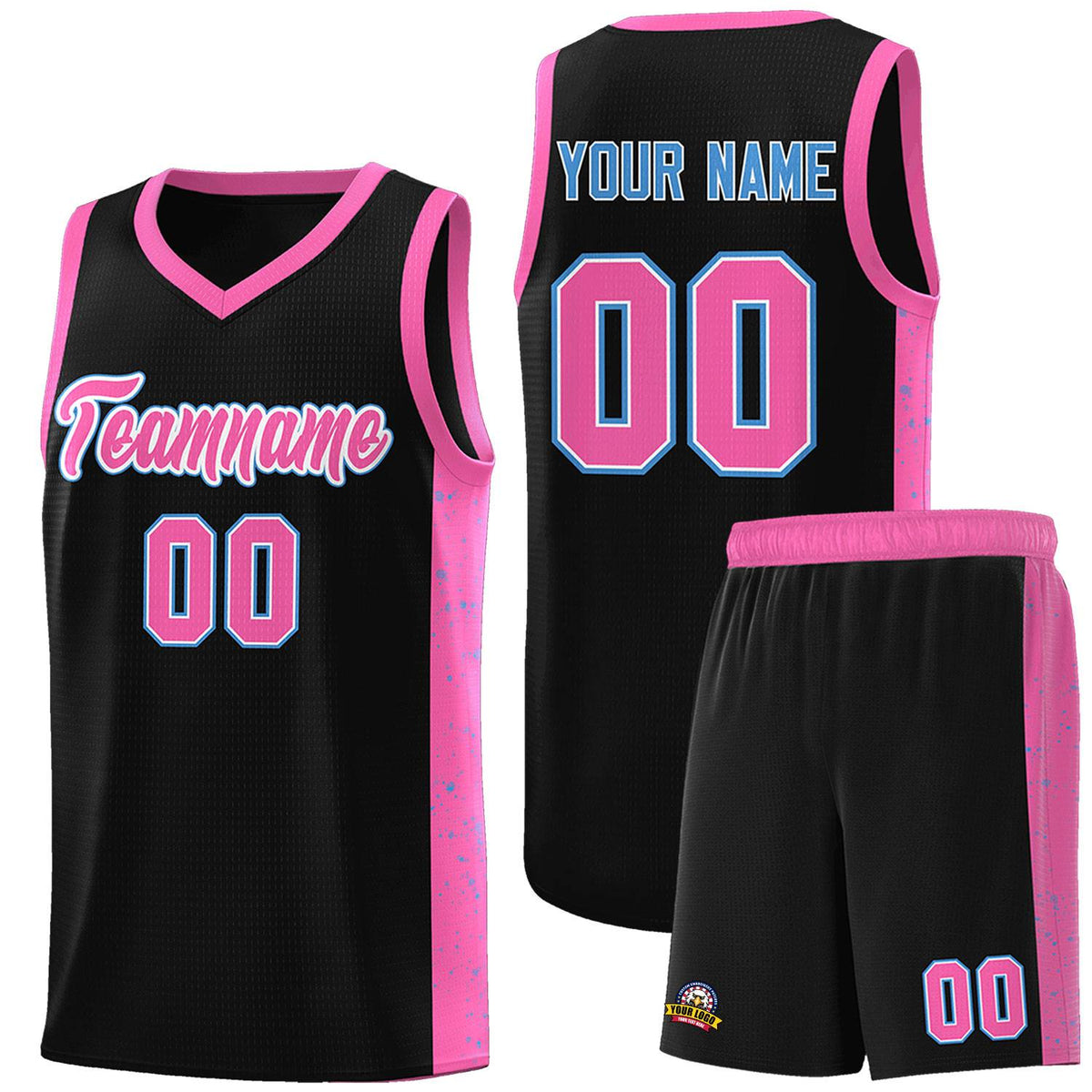 Custom Neon Green Navy-White Side Two-Tone Classic Sports Uniform Basketball Jersey |KXKSHOP