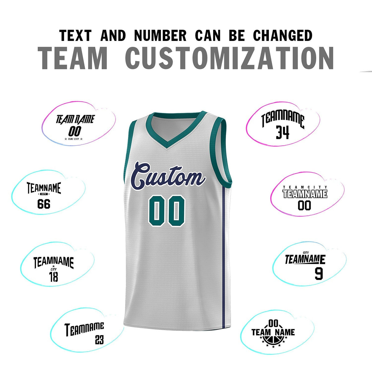 Custom Neon Green Navy-White Side Two-Tone Classic Sports Uniform Basketball Jersey |KXKSHOP