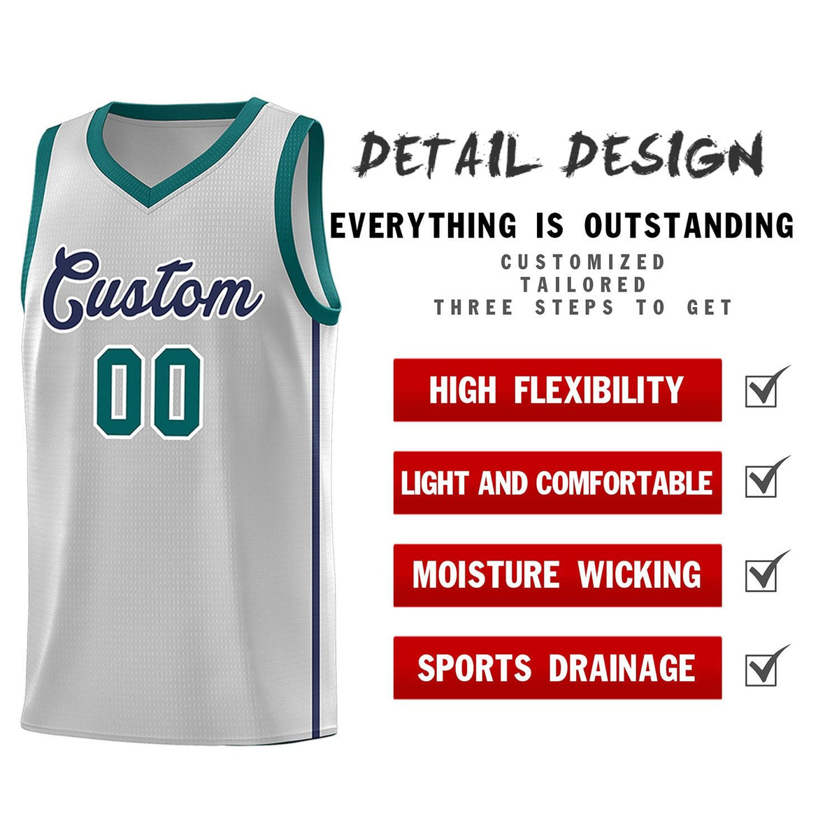 Custom Neon Green Navy-White Side Two-Tone Classic Sports Uniform Basketball Jersey |KXKSHOP