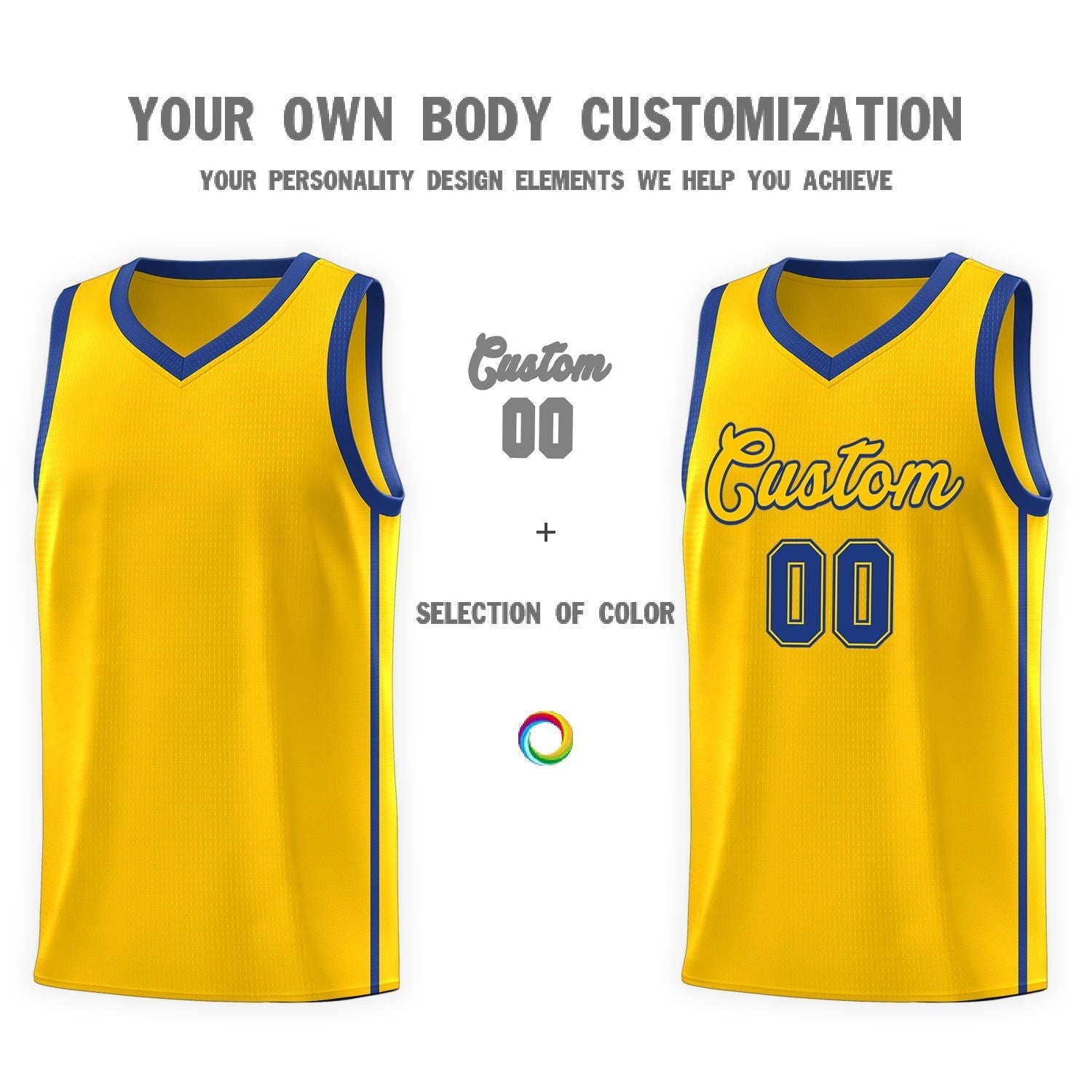 Custom Neon Green Navy-White Side Two-Tone Classic Sports Uniform Basketball Jersey |KXKSHOP