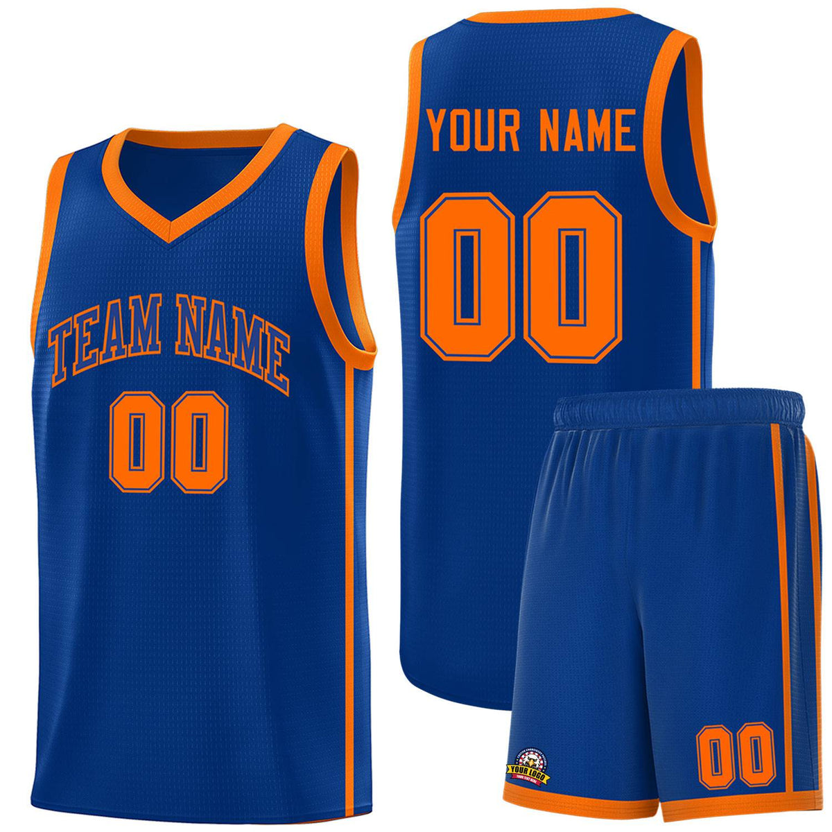 Custom Neon Green Navy-White Side Two-Tone Classic Sports Uniform Basketball Jersey |KXKSHOP