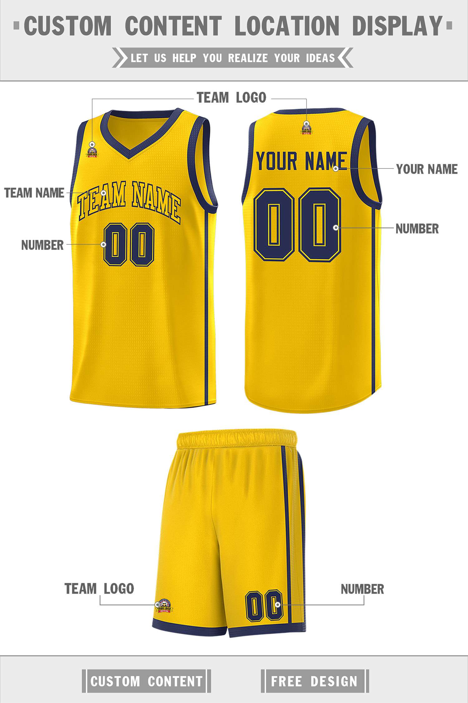 Custom Neon Green Navy-White Side Two-Tone Classic Sports Uniform Basketball Jersey |KXKSHOP