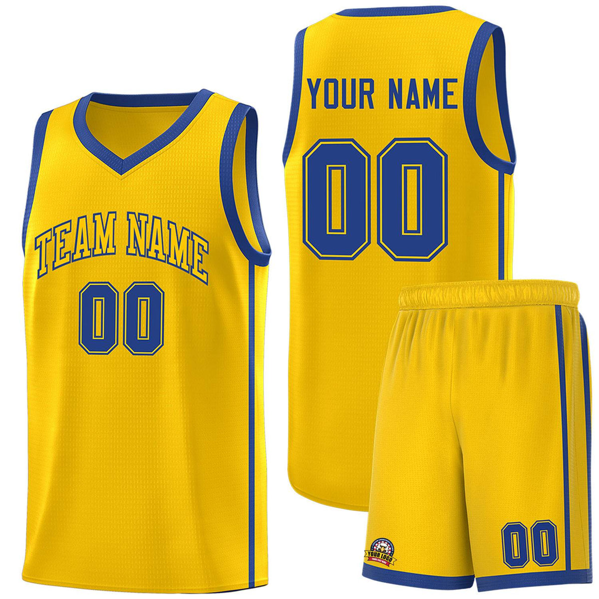 Custom Neon Green Navy-White Side Two-Tone Classic Sports Uniform Basketball Jersey |KXKSHOP
