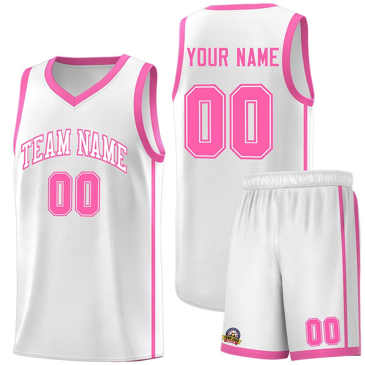 Custom Neon Green Navy-White Side Two-Tone Classic Sports Uniform Basketball Jersey |KXKSHOP