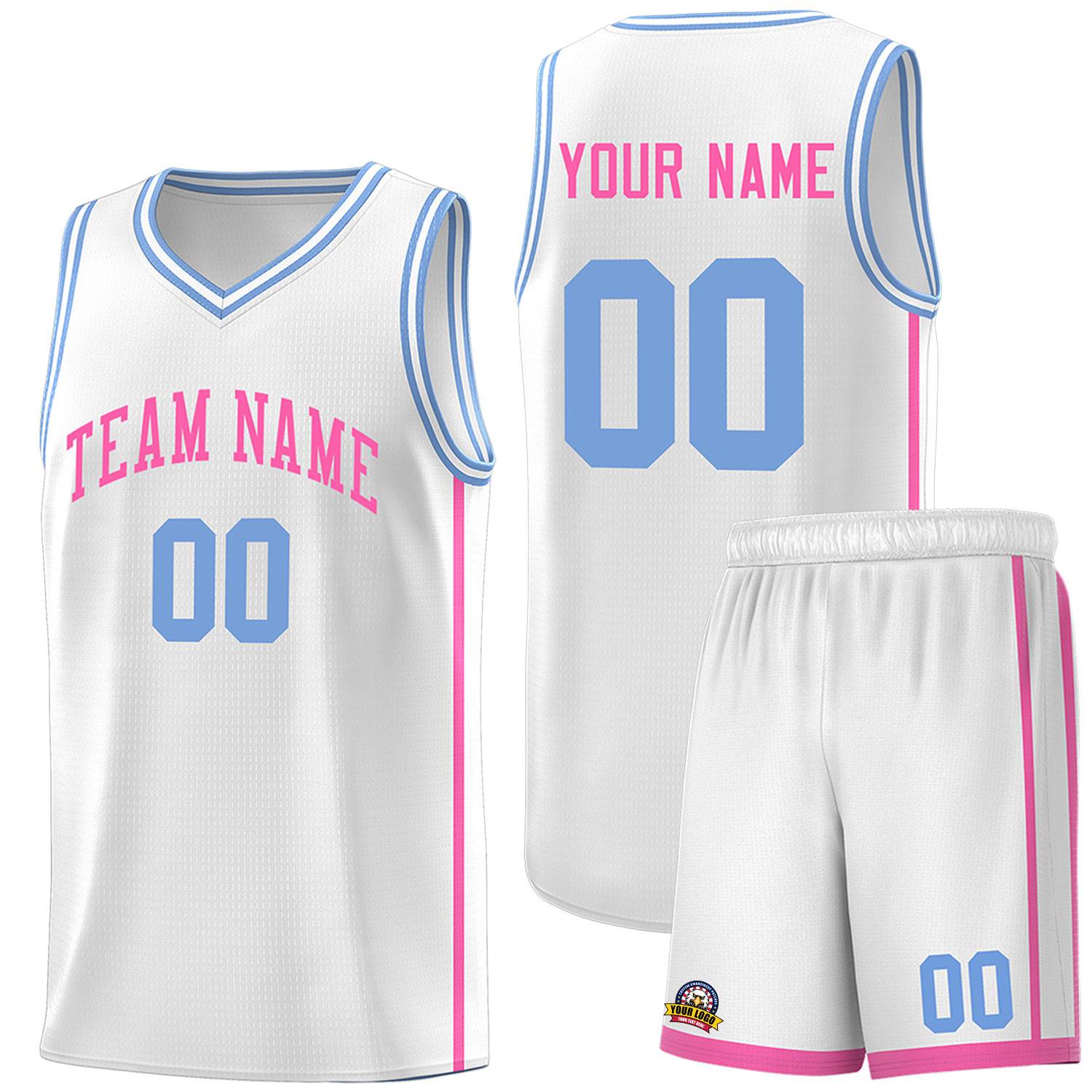 Custom Neon Green Navy-White Side Two-Tone Classic Sports Uniform Basketball Jersey |KXKSHOP