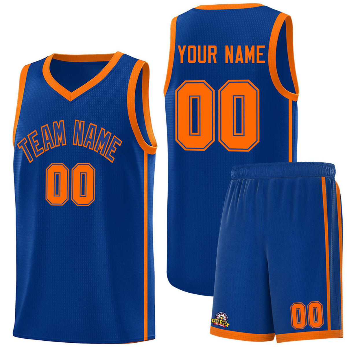 Custom Neon Green Navy-White Side Two-Tone Classic Sports Uniform Basketball Jersey |KXKSHOP