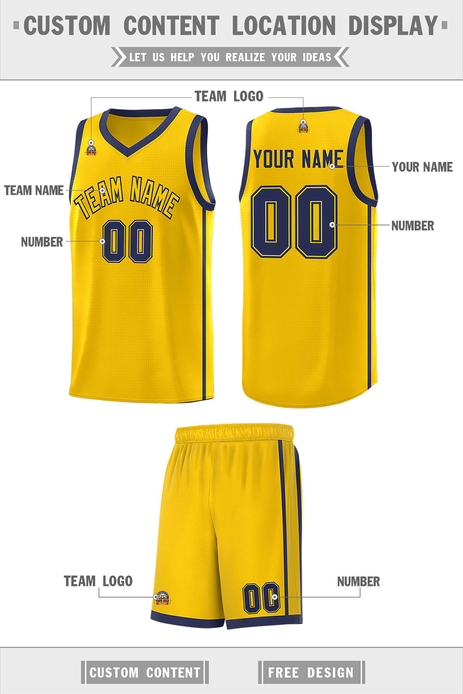 Custom Neon Green Navy-White Side Two-Tone Classic Sports Uniform Basketball Jersey |KXKSHOP