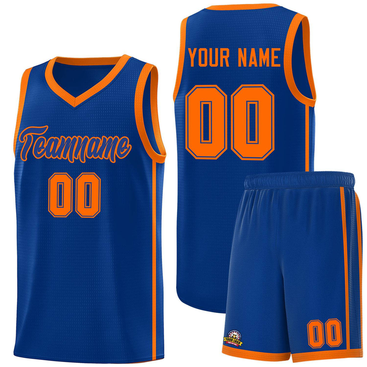 Custom Neon Green Navy-White Side Two-Tone Classic Sports Uniform Basketball Jersey |KXKSHOP