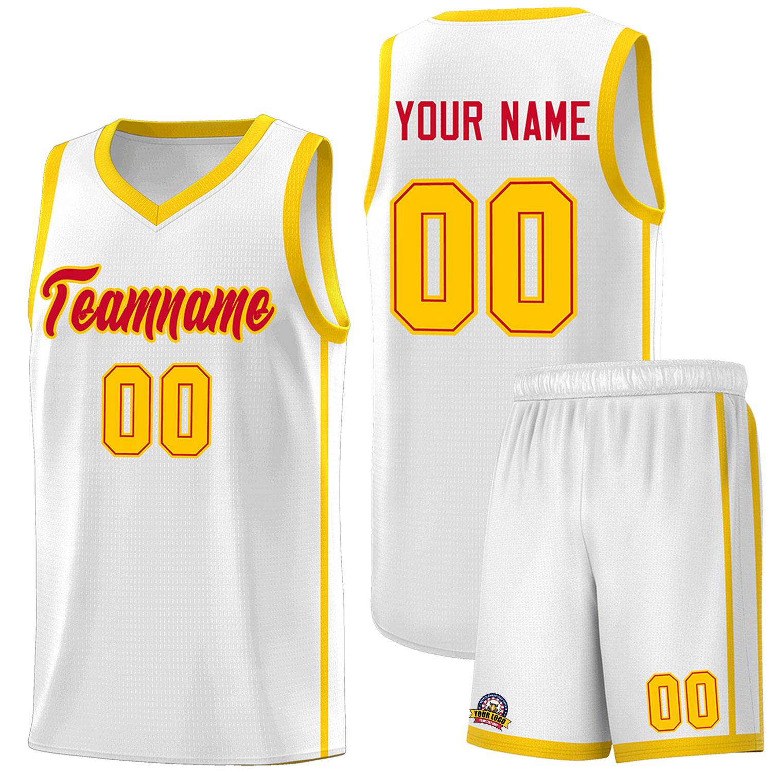 Custom Neon Green Navy-White Side Two-Tone Classic Sports Uniform Basketball Jersey |KXKSHOP